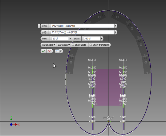 Designing the Cardioid Face Plate
