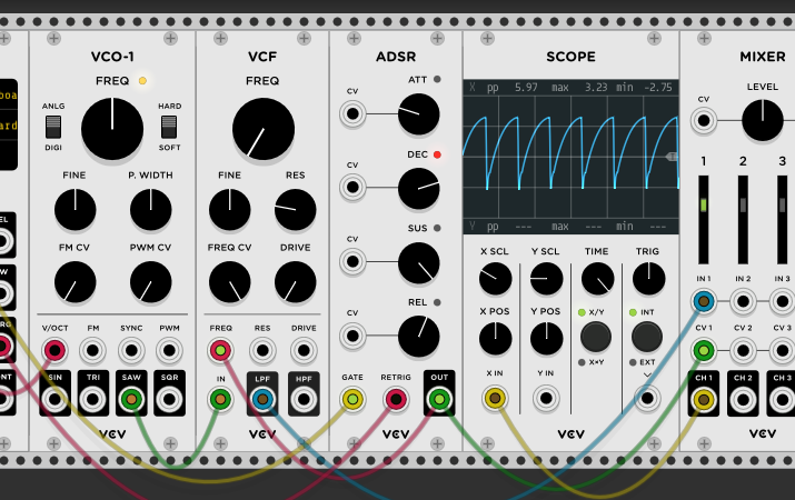 screenshot of VCV rack