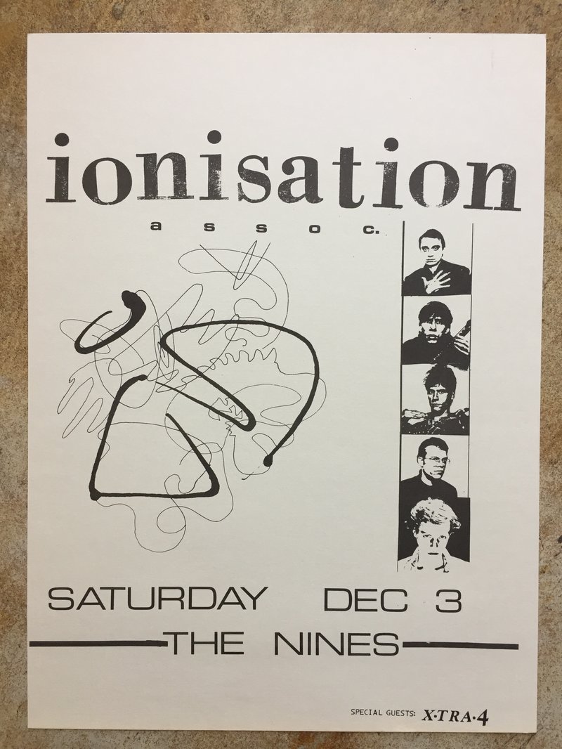 ionisation poster c. 1982